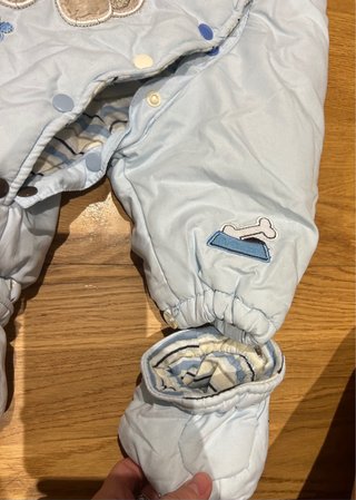 Buzo de bebé 0-3 meses azul con perro