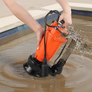 Pompa Sommergibile Acqua Sporca in Ghisa 1500W