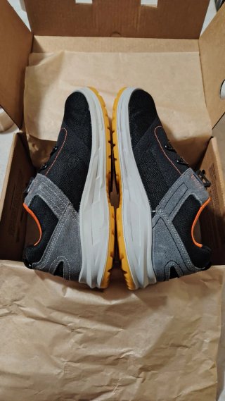 Scarpe antinfortunistiche Boa nere arancioni