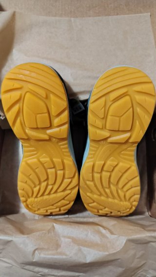 Scarpe antinfortunistiche Boa nere arancioni