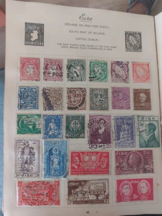 Album di francobolli antichi del mondo e colonie