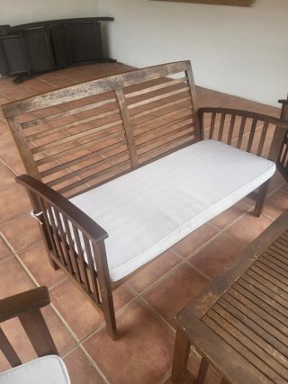 Conjunto Terraza Madera 4 Piezas