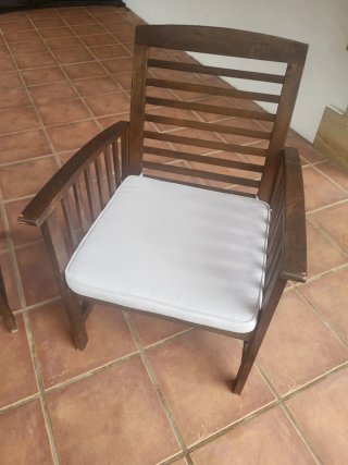 Conjunto Terraza Madera 4 Piezas