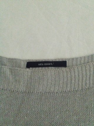 Jersey Sita Murt gris con apliques
