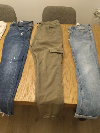 Pack 5 pantalones. Se pueden comprar sueltos.