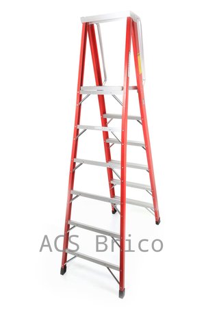 Escalera Fibra Tijera 2x6 - 1,71 Metros - 10402 - Mader