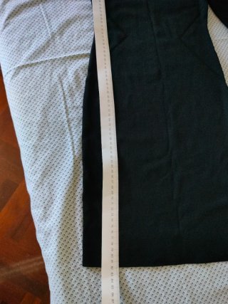 Abito tubino nero scollatura quadrata