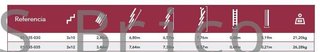 Escalera Aluminio 3x12 CUERDA - 3,44+3,44+3,44 M - 80x25mm