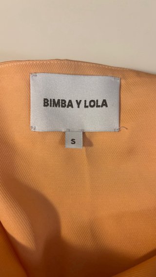 Vestido midi Bimba y Lola salmón