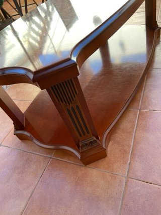 Mesa de madera maciza 120x60x50