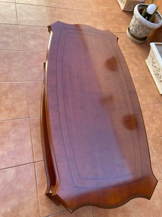 Mesa de madera maciza 120x60x50