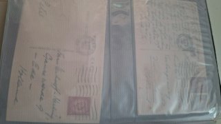 Album di Cartoline Antiche con Francobolli