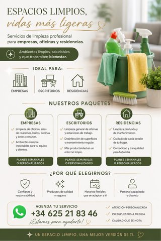 Paquete de limpieza