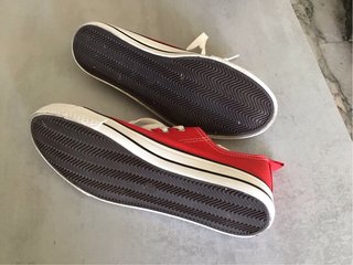 Zapatillas lona rojas Primark T40