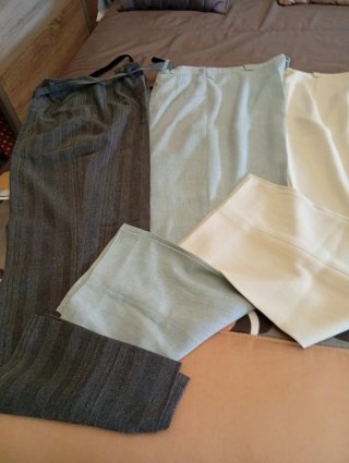 Pantalones de vestir con cinturón