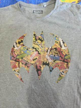 Camiseta Marvel Batman Gris