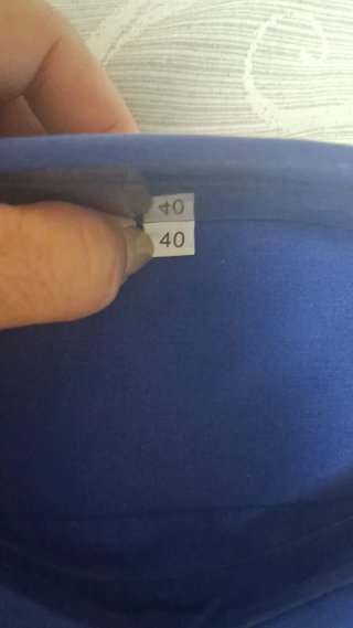 Camisa azul manga corta hombre 2 bolsillos