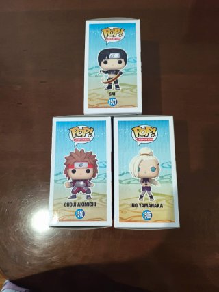 Funko Pop Naruto Choji, Ino, Sai