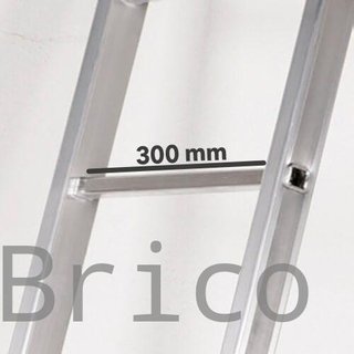 Escalera Telescópica Aluminio 6+6 Peldaños Teleflex