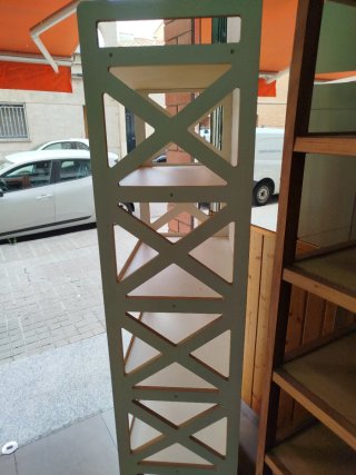 Estantería Madera Blanca
