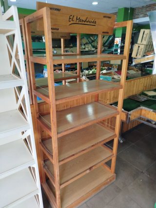 Estantería Madera Blanca