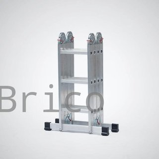 Escalera Multiflex Aluminio Profesional 4x3 Peldaños