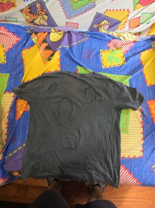 Camiseta AC/DC customizada Talla M