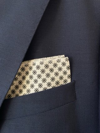 Traje de hombre azul