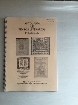 Antologia de Textos Literarios de 1º Bachillerato.