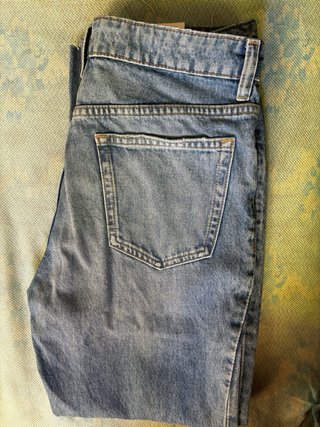 Vaqueros Mango recto crop  Mujer Talla 36