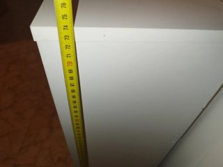Zapatero blanco 2 puertas