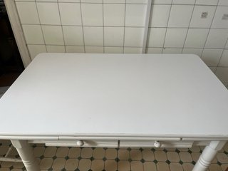 Mesa de cocina blanca madera Urge Venta!!!! Extens