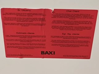 Caldera Baxi Blanca