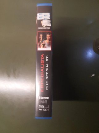 VHS El Especialista (The Specialist) Sylvester Sta