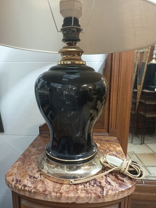Lámpara de mesa porcelana
