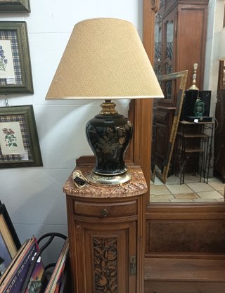 Lámpara de mesa porcelana