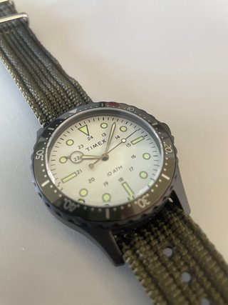 Orologio Timex Uomo Nero Verde Militare