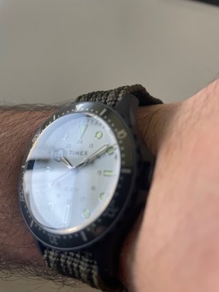 Orologio Timex Uomo Nero Verde Militare