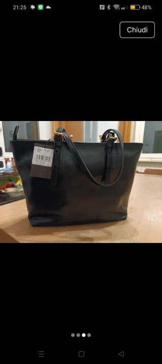 Borsa The Bridge Nera Pelle Originale