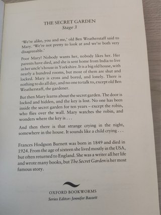The Secret Garden ; Retold by Clare West