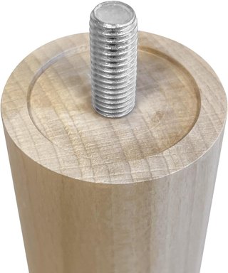 4 Patas Madera para Base Tapizada