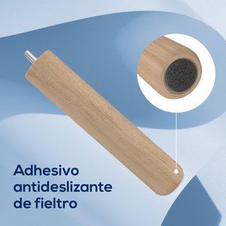 4 Patas Madera para Base Tapizada