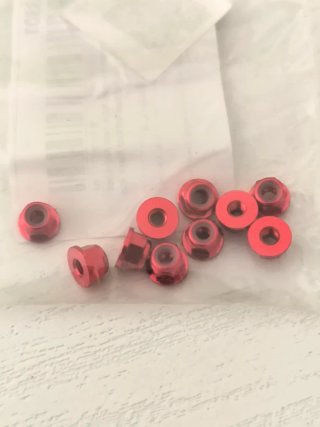 Dadi autobloccanti flangiati M3 modellismo