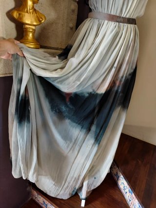 VESTIDO GASA ZW COLLECTION ZARA