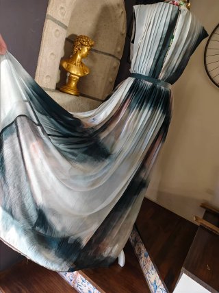 VESTIDO GASA ZW COLLECTION ZARA