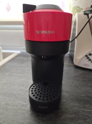 Cafetera Nespresso Krups Roja
