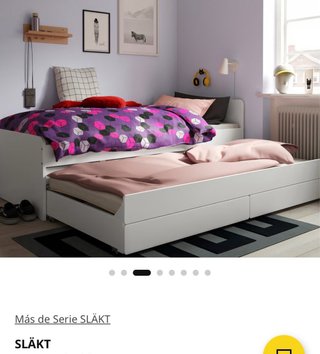 Cama nido infantil blanca