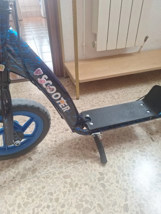 Patinete Scooter Ruedas Grandes Azul