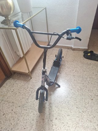 Patinete Scooter Ruedas Grandes Azul