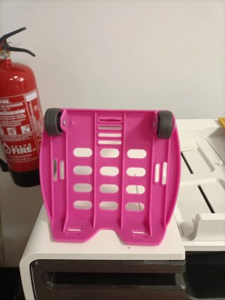 Carrito mochila guardería infantil rosa
